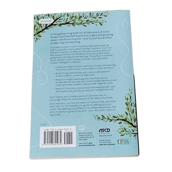 Fostering Resilient Learners book Kristen Souers Pete Hall Classroom Education - Picture 2 of 2